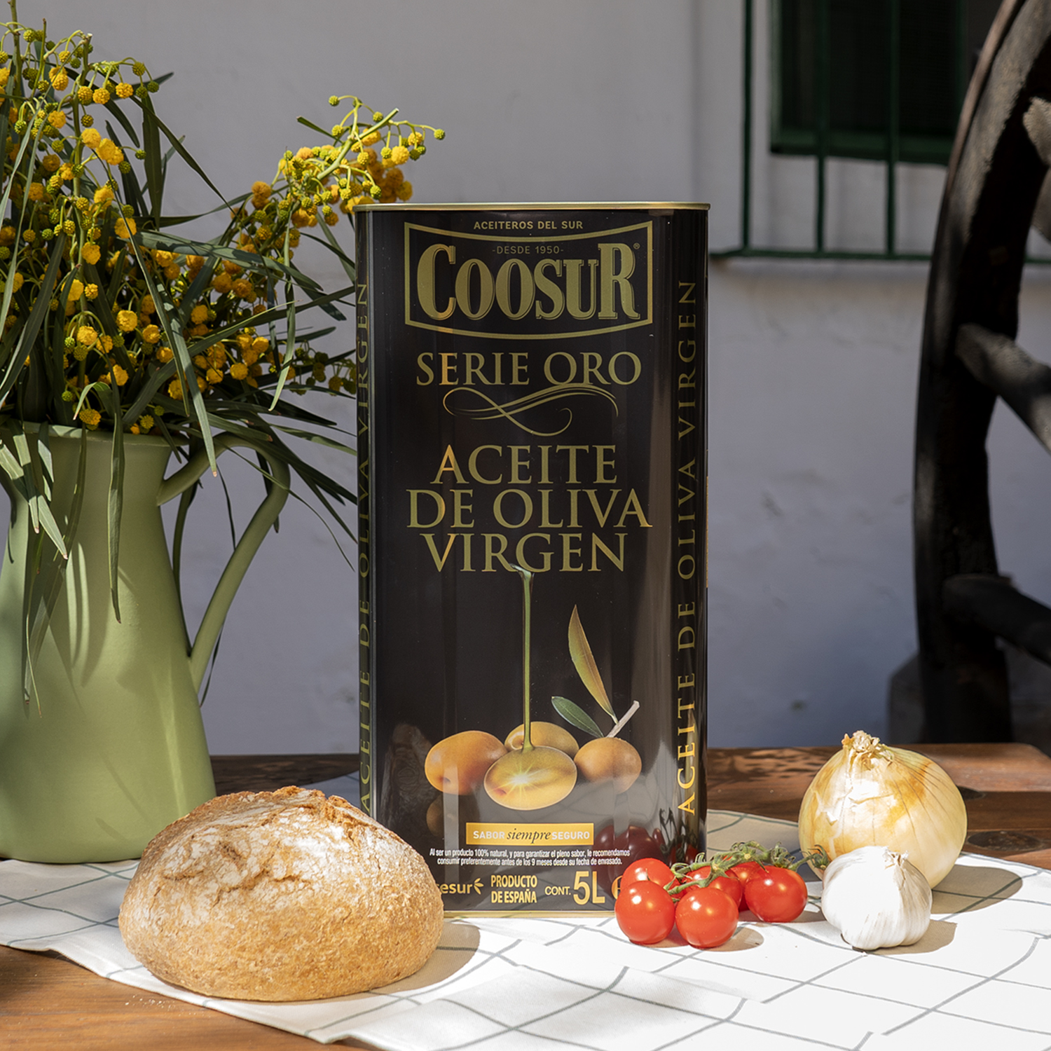 Aceite de Oliva Virgen Serie Oro en Lata 5L