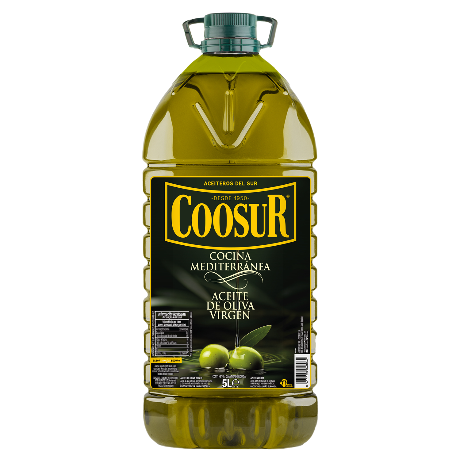 Aceite de oliva virgen Cocina Mediterránea 5L