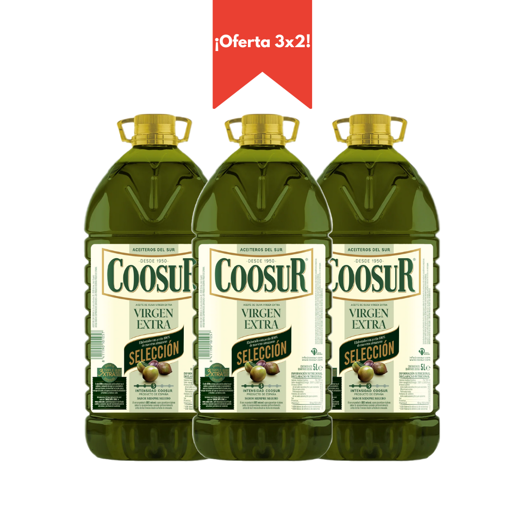 3x2 Aceite de Oliva Virgen Extra Selección 5L