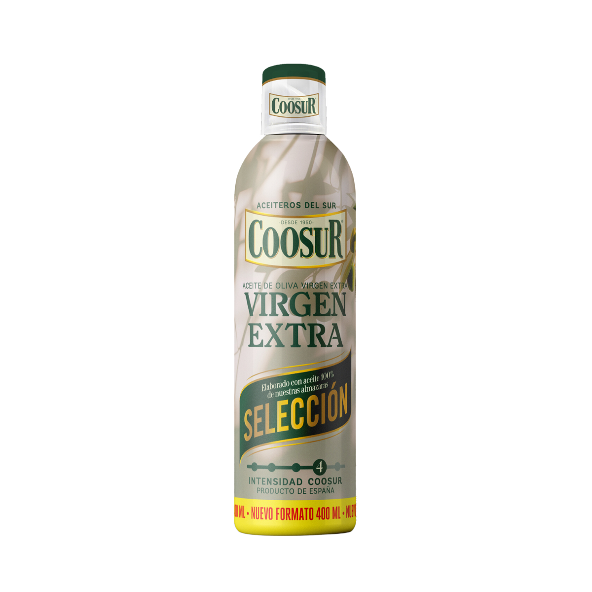 Aceite de oliva virgen extra selección en spray de 400 ml