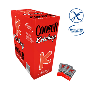 Caja de 250 Monodosis de Kétchup 10 gramos